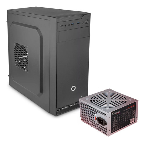 Gabinete Getttech M-tower Atx M-atx M-itx Con Fuente  550w