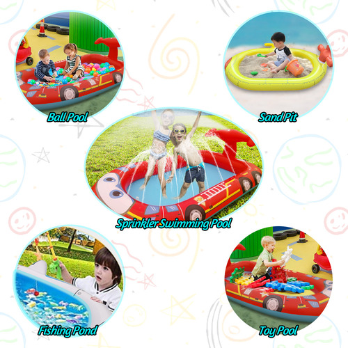Aspersor Inflable Grande Para Niños