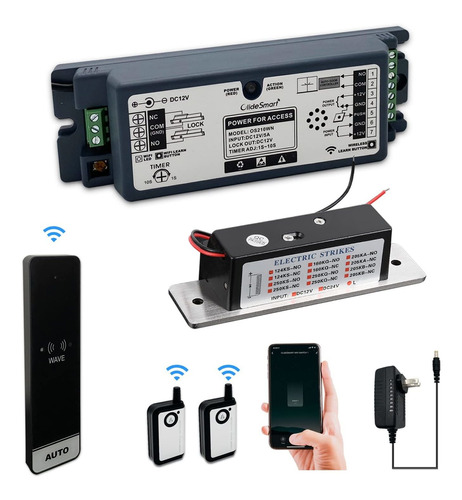 Control Acceso Wifi 2.4 Ghz 400 Libra Fuerza Sujecion Puerta