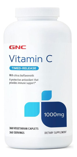 Vitamina C 1,000 Mg 360 Tabletas Gnc