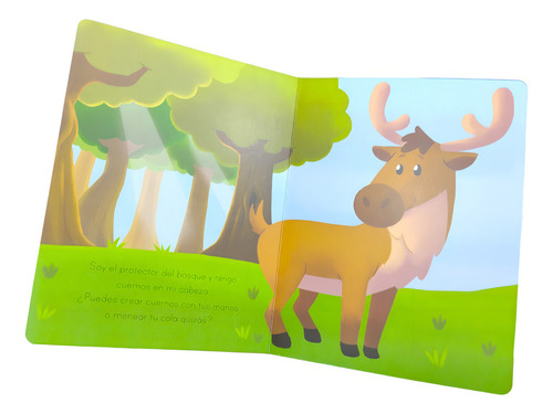 Librito De Cuentos Infantil En Lo Profundo Del Bosque Adorable Libro De Texto Gracioso Con Personajes Divertidos