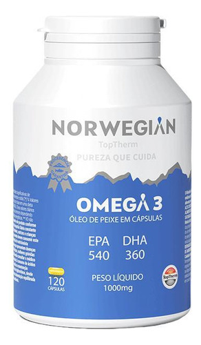 Ômega 3 Norwegian 120 Cápsulas