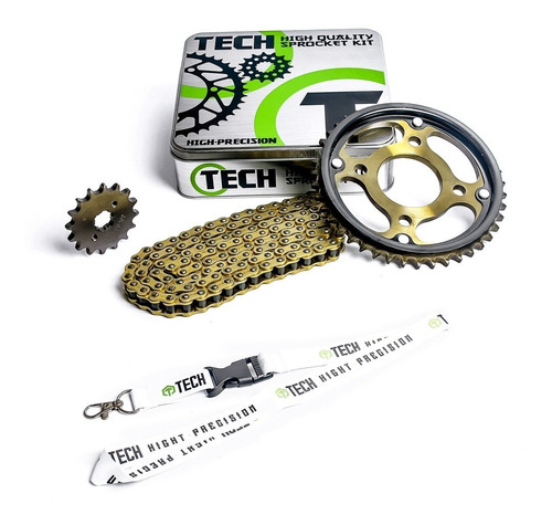 Kit Arrastre Sprocket Honda Cargo 150 Reforzada - Gold