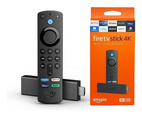 Amazon Fire Tv Stick 4k De Voz  8gb Negro 