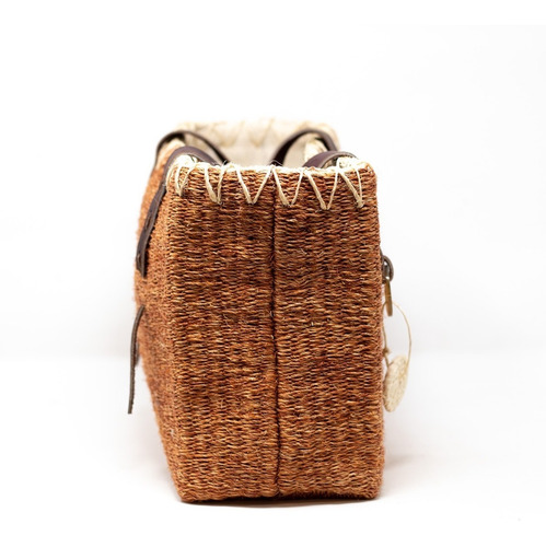 Bolsa De Fibra De Henequén Tejida Por Artesanos Yucatecos.