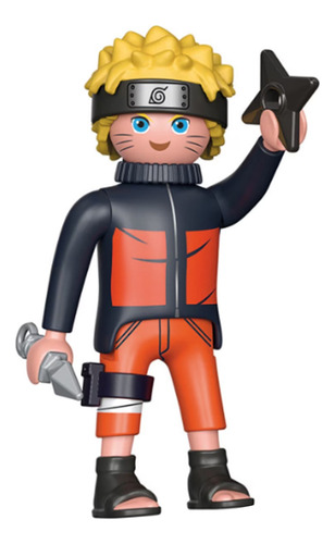 Figura Armable Playmobil Naruto Shippuden Con 7 Piezas