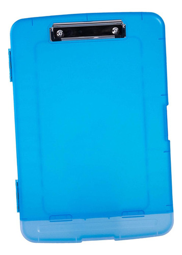 . Carpeta Organizadora Con Portalápices Para Documentos Azul