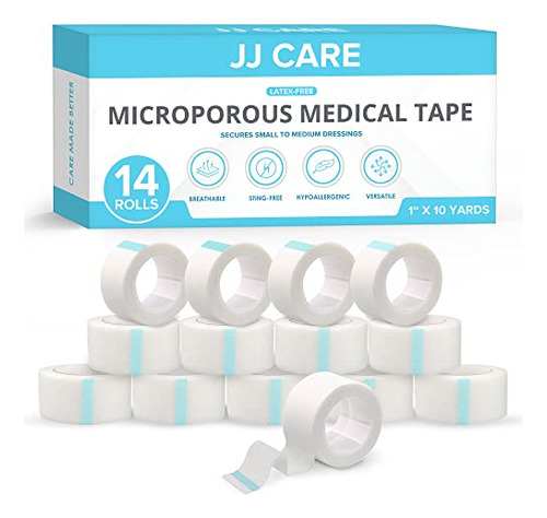 Jj Care Micropore Tape [paquete De 14], 1 X 10 65qnp