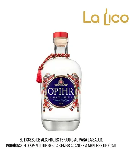 Ginebra Opihr 750ml - mL a $203
