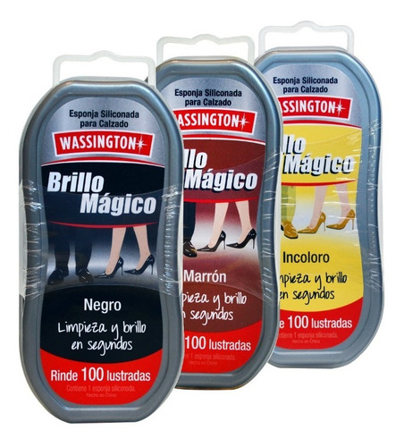 Wassington Esponja Brillo Mágico Pack X 6