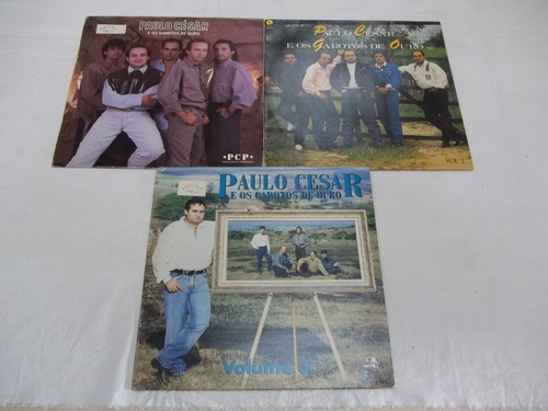 Lps Vinil Paulo Cesar E Os Garotos De Duro 3 Discos