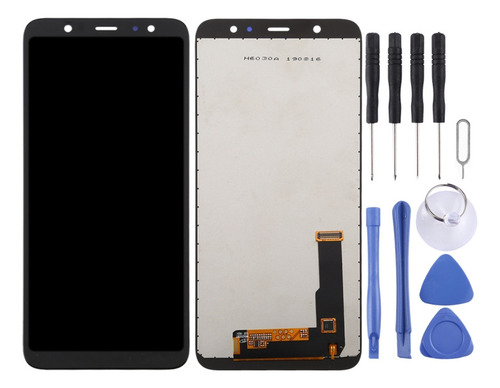 Sjp- Media Pantalla Lcd Incell Negra Para Galaxy A6+ (2018)
