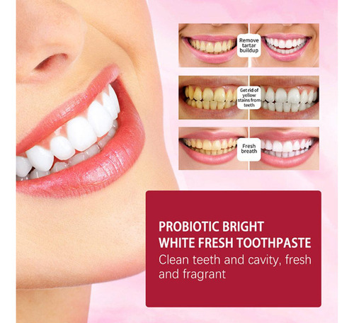Pasta De Dientes Probiótica Sp-4, 3 Unidades, Para Blanquear