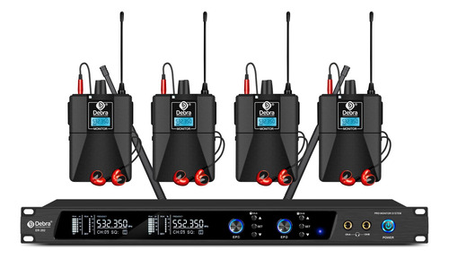 D Debra Audio Pro Er-202 Uhf Dual Channel Wireless In Ear Mo