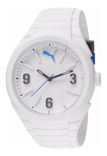 Reloj Puma Gummy Unisex Analogo Blanco 100% Original