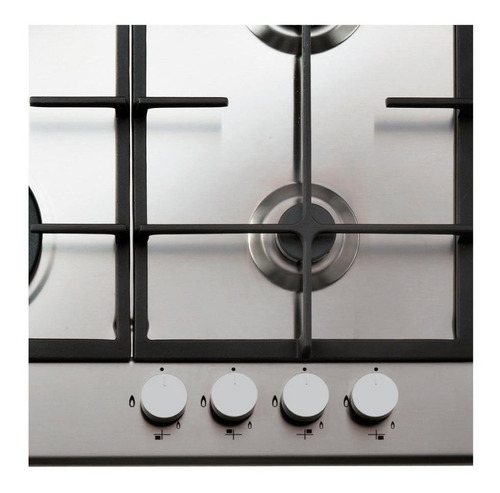Imagen 2 de 4 de Anafe A Gas Empotrable Whirlpool 4 Hornallas Gma6422x 60 Cm