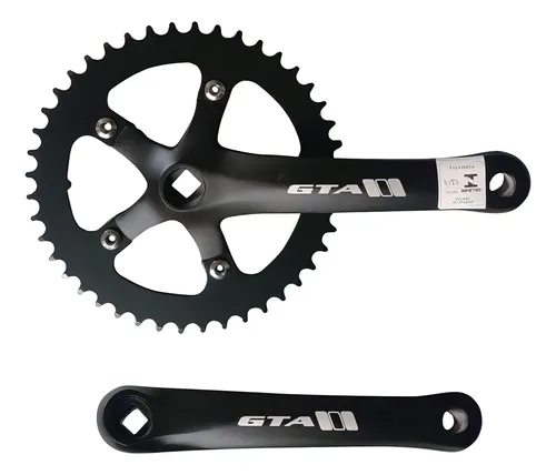 comprar Pedivela Single Bike Bmx 44 Dentes Aluminio Ponta Quadrada