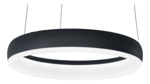 Lámpara Colgante Aro Circular 40cm Led 30w Dimerizable Deco