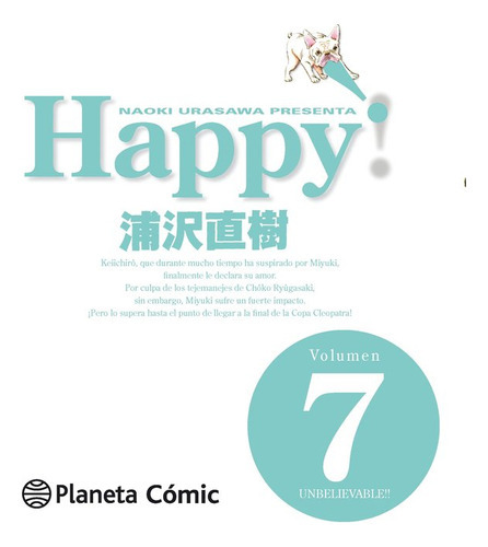 Happy! Nã⺠07/15, De Urasawa, Naoki. Editorial Planeta Cómic, Tapa Blanda En Español
