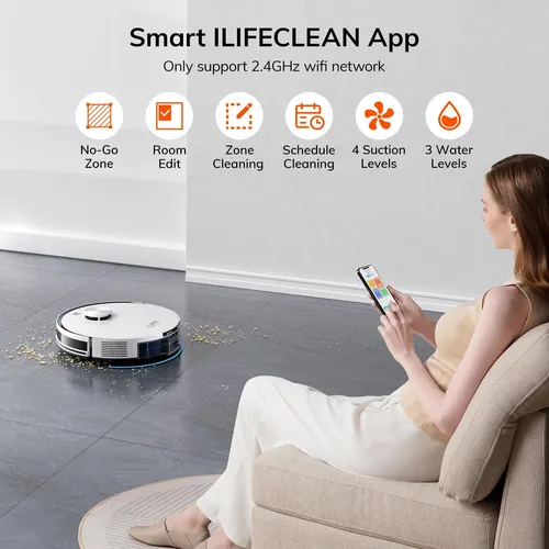 Aspirador Robô Ilife A30 Pro Com Navegação Lidar 127v