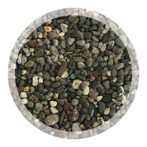 Piedra Decorativa - Ideal Para Macetas, Sea Stone 06-s-25 Color Variados Granulometría máxima 0.4 cm Granulometría mínima 0.2 cm