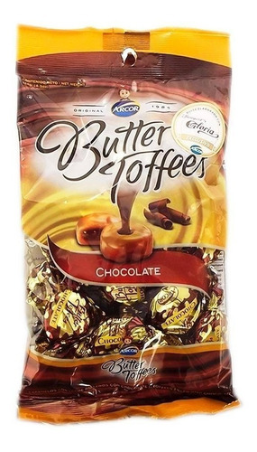 Caramelos Butter Toffees Chocolate 822grs Pack 3 Unidades 