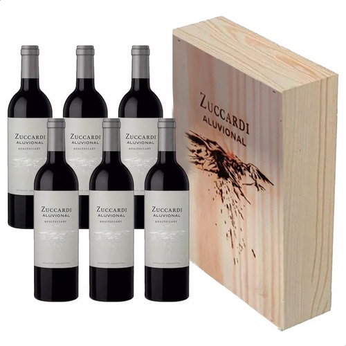 Vino Zuccardi Aluvional Estuche Madera