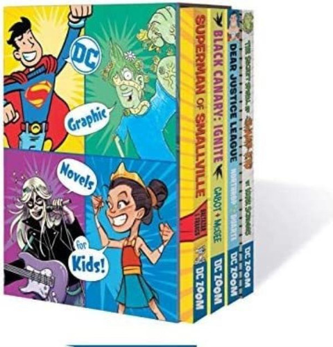 Libro: Dc Graphic Novels For Kids Box Set 1