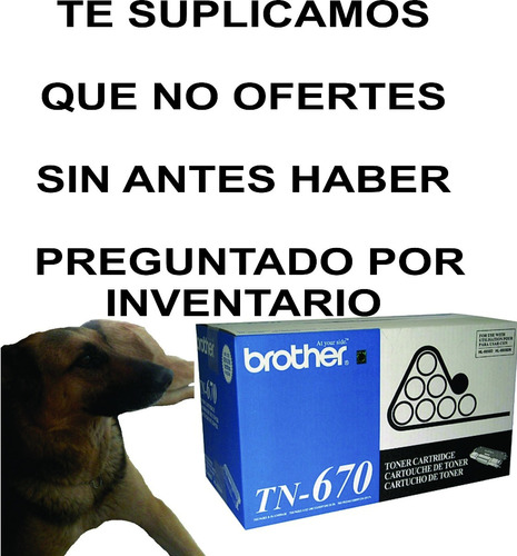 Tn-670 Toner Original Brother Facturado