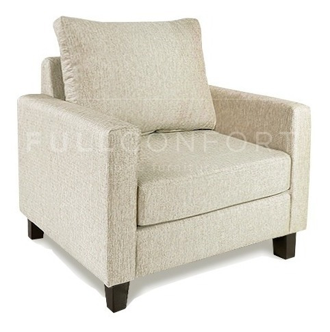 Sofa Sillon Un 1 Cuerpo En Chenille Antidesgarro Premium