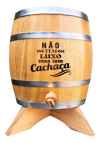 comprar Barril Corote Cachaça Vertical Amburana 3l Tonel Bebidas