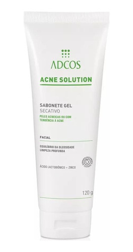 Adcos Acne Solution Sabonete Antiacne 120ml