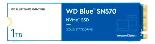 Disco Ssd Wd Blue Sn570, 1tb M.2 2280, Pcie Gen 3.0 X4