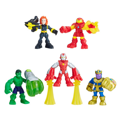 Set De Figuras Playskool Marvel Super Héroes Escuadrón