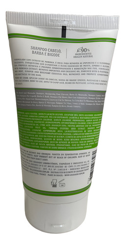 Kit Espuma De Barbear +shampoo Barba Cabelo E Bigode 150 Ml