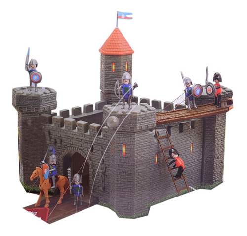 Fuerte Ataque A La Fortaleza Playset El Duende Azul 6445