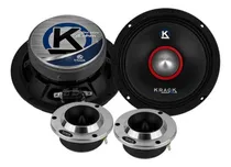 Comprar Set De Medios Rangos Y Tweeter Krack Audio 400w Open Show 