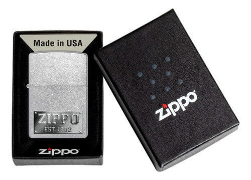 Imagen 6 de 10 de Encendedor Zippo Lighter Design Street Chrome Logo Est 1932