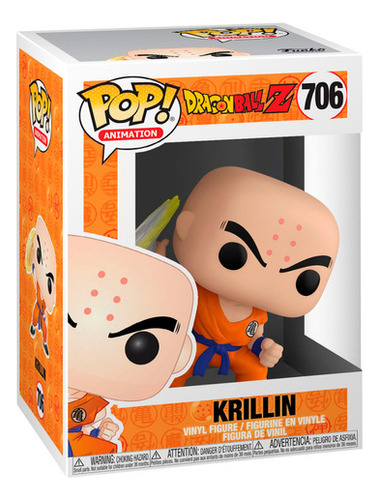 Krilin Con Disco Destructor #706 Dragon Ball Z Funko Pop!