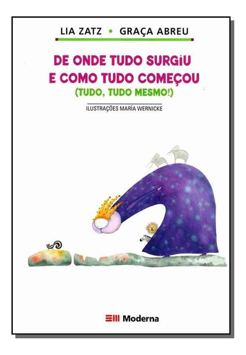 De Onde Tudo Surgiu E Como Tudo Com, De Lia Zatz. Editora Moderna Em Português