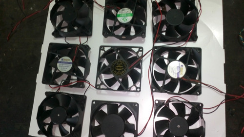 3 Fan Cooler O Extrator Ventilador Calor Para Pc 12v De 80mm