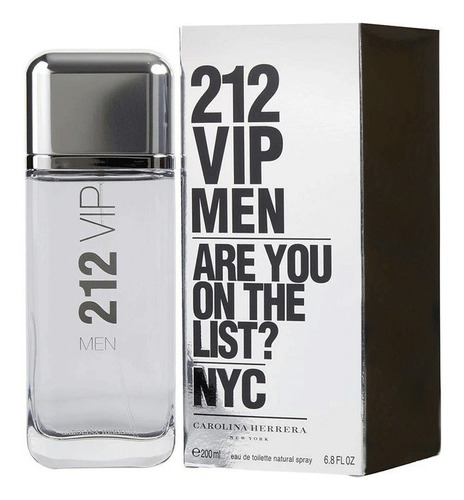 Carolina Herrera 212 Vip Edt 200ml Hombre / Lodoro Perfumes