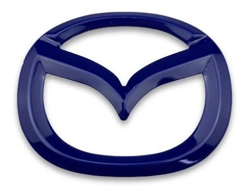 Emblema Volante Azul Mazda 2 2014 - 2023 Sedan / Hatchback