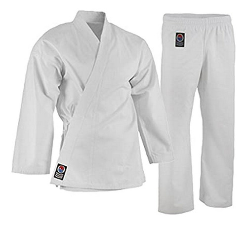 Pro 5 Oz Fuerza. Uniforme Ultra Ligera Estudiante, Blanco, 0