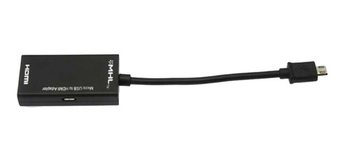Cable Convertidor Portátil Micro Usb 2.0 A Hd Adaptador Para