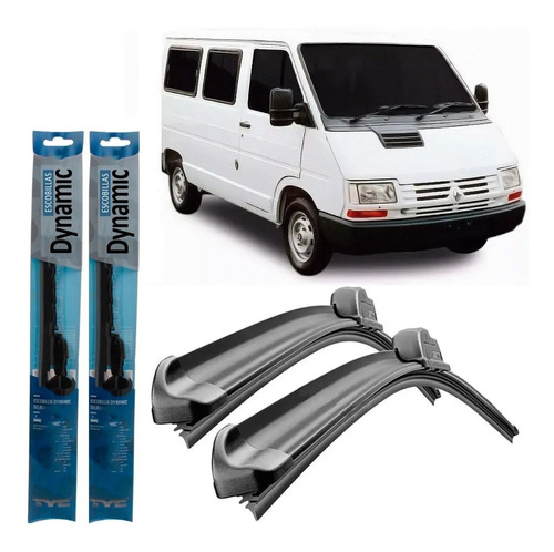 Juego Kit Escobilla Renault Trafic 1994 1995 1996 1997 1998