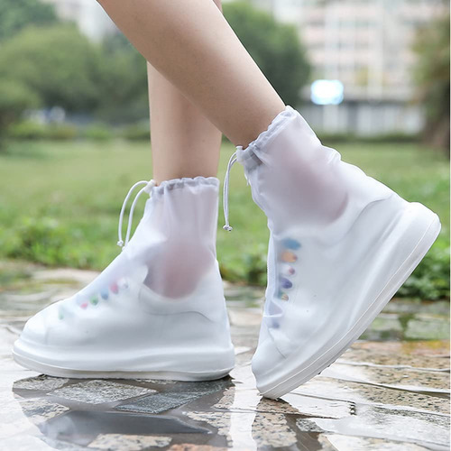 Botas De Lluvia, Cubrezapatos Reutilizables Impermeables Y