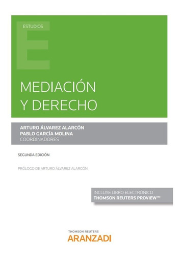 Libro Mediacion Y Derecho Duo - Arturo Alvarez Alarcon