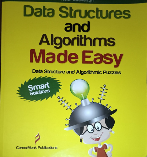 N Karumanchi Data Structures And Algorithms Made Easy Libro