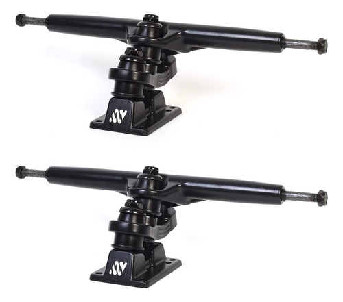 Patineta Surf Para Longboard Monopatin Negro Doble 7 Eje 2